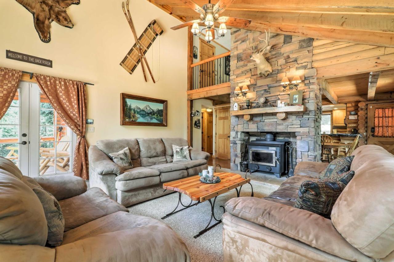 Cozy Utah Cabin With Deck And Fire Pit! Duck Creek Village Esterno foto