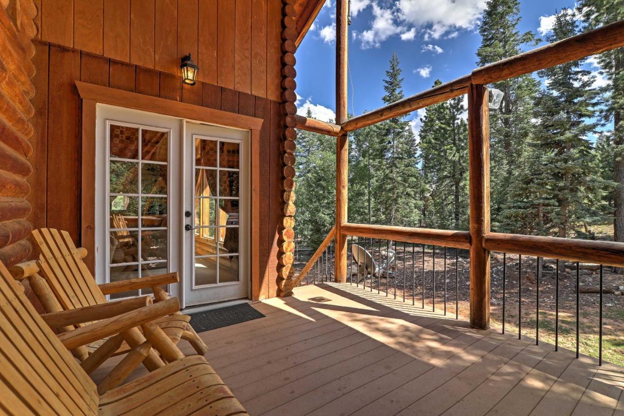 Cozy Utah Cabin With Deck And Fire Pit! Duck Creek Village Esterno foto